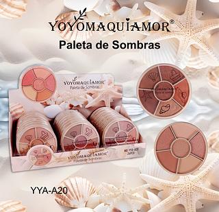 Paleta de sombras /24pcs Yoyo maquiamor