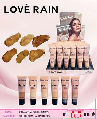 Base Liquida Matte/ 36pçs Love Rain