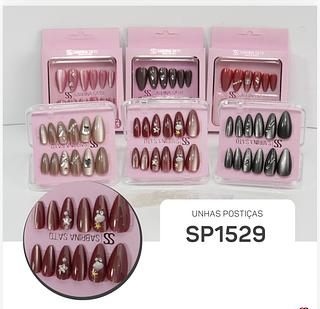 Unha postica em pvc c/12pcs SABRINA SATO