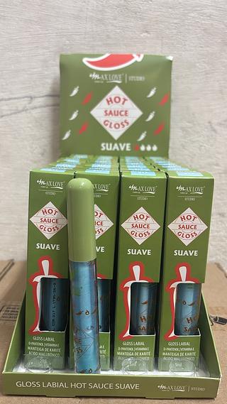 Gloss Labial Hot Sauce c/28pcs (217) MAX LOVE