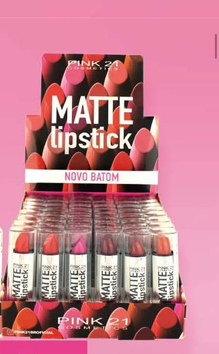 Batom Matte New/ 48UNID Pink21 (CS3603-B)