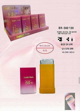 Primer Cristal em Bastão com Proteção UVA c/24pçs Bobbi Rara
