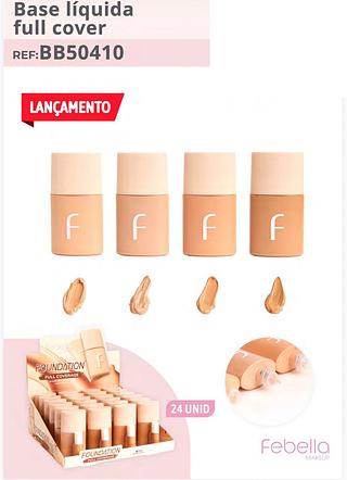Base liquido full cover /24pcs FEBELLA