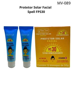 Mascara Protetor Facial Spell fps30 c/12pcs MATTO VERDE