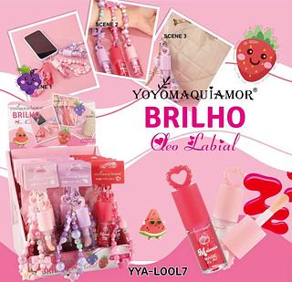 Lip Oil Brilho c/24pçs Yoyo Maquiagem
