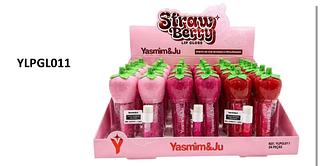 Lip gloss morango c/24pcs YASMIM JU