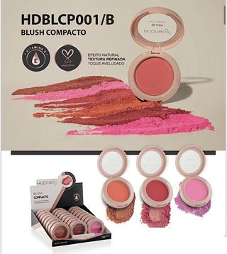 Blush Compacto c/24pçs Hudamoji