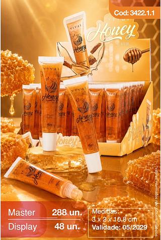 Esfoliante labial Honey scrub c/48pcs VIVAI