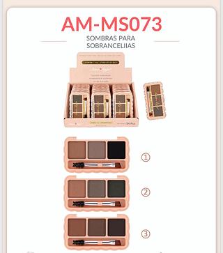 Sombra para sobrancelhas C/24pcs AMOR ANJO