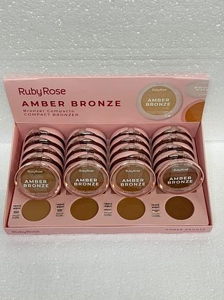 Bronzer Compacto c/24pcs (HB-M202) RUBY ROSE