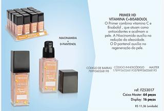 Primer HD vitamina c+bisabolol /16pcs FENZZA