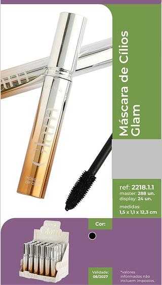 Mascara de cilios Glam/ 24pcs VIVAI