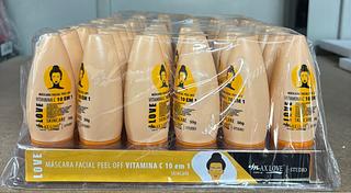 Máscara Facial Peel Of Vitamina C 10 em 1 50g c/48pçs Max Love