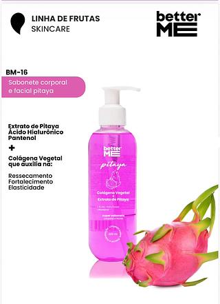 Sabonete corporal e facial pitaya c/24pcs BETTER ME (BTM0067)