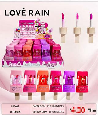 Lip gloss /36pcs LOVE RAIN