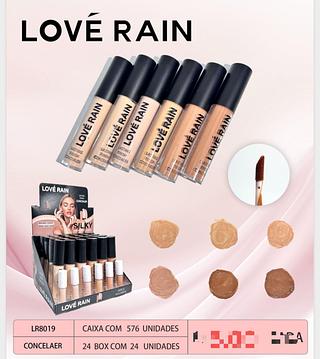Corretivo Líquido Acabamento Duradouro /24pçs Love Rain