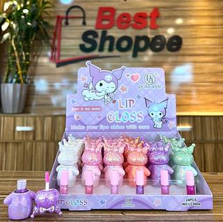 Lip Gloss Kuromi com Glitter /24unid PROMOCAO