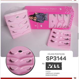 Cilios posticos 3pares /12pcs Sabrina Sato