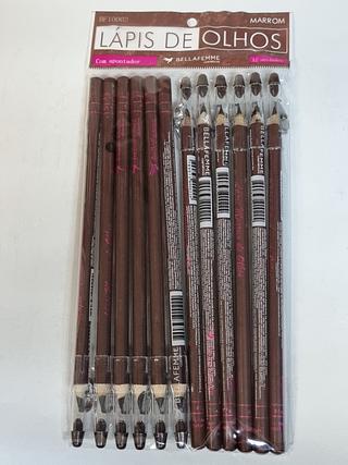 Lapis de olhos marrom /12pcs BELLA FEMME