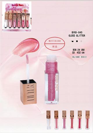 Gloss Glitter c/24pçs Bobbi Rara
