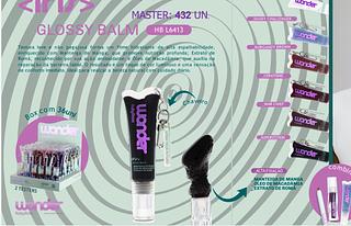 Gloss balm iris wonder /36pcs RUBY ROSE