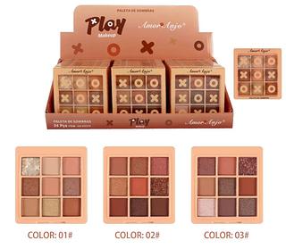 Paleta de Sombras (Play Makeup) c/24pçs Amor Anjo