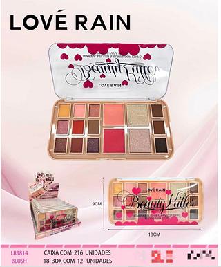 Paleta de sombras c/12pcs LOVE RAIN