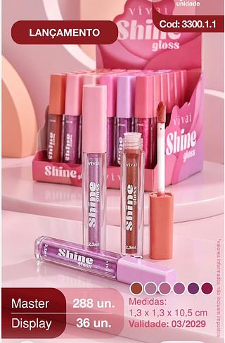 Lip gloss shine /36pcs VIVAI
