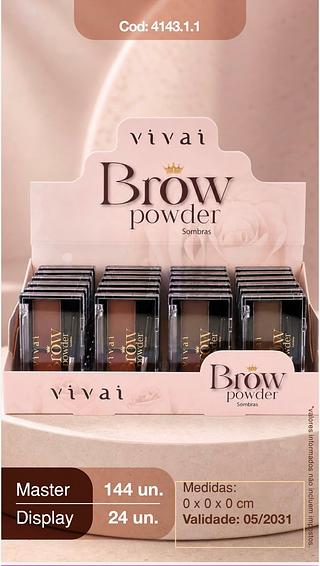 Sombras brow powder /24pcs Vivai