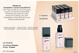 Primer HD cranberry e acido hialuronico /16pcs FENZZA