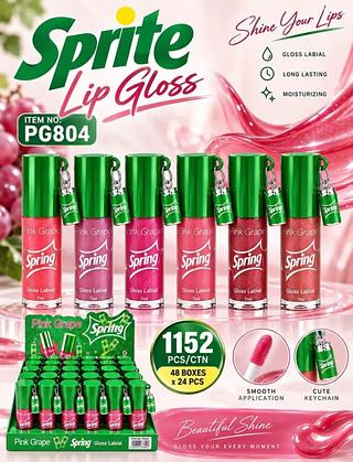 Lip gloss Sprite /24pcs Pink Grape