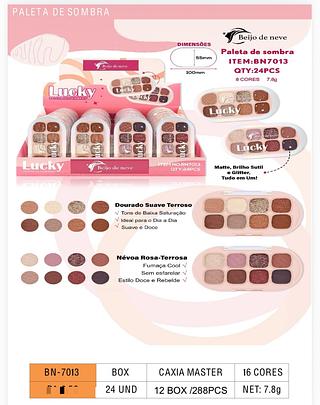 Paleta de sombras c/24pcs Beijo De Neve