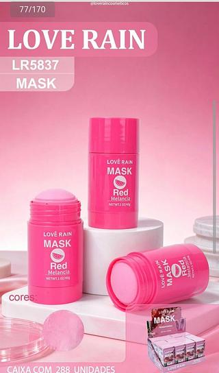 Mask red Melancia C/12pcs LOVE RAIN