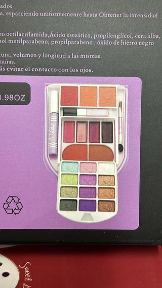 Kit maquiagem oval roxo TANGO