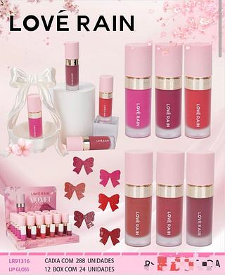 Lip gloss c/24pcs LOVE RAIN