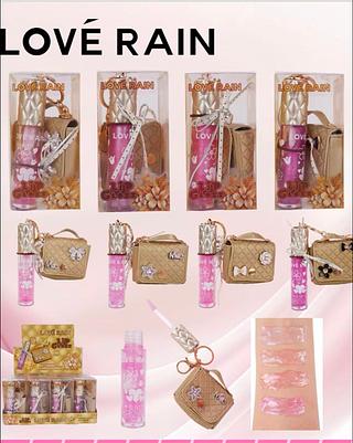 Lip gloss c/12pcs LOVE RAIN