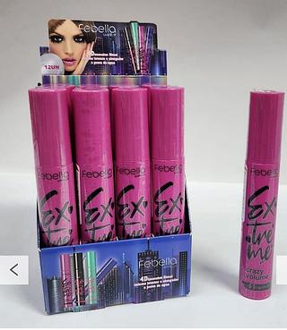 Mascara de cilios 4D super volume e alongamento/ 12pçs Febella