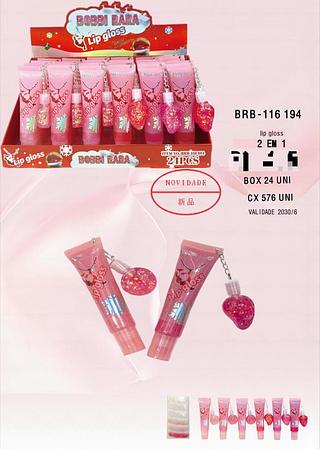 Lip Gloss c/24pçs Bobbi Rara