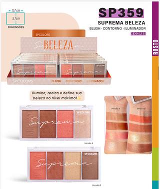 Blush contorno iluminador 3in1 /12pcs SP-colors