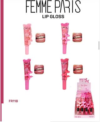 Lip gloss /24pcs Femme Paris