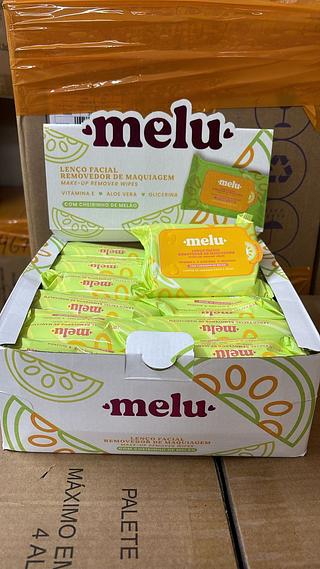 Lenço Facial Removedor de Maquiagem Melu/ 12pçs Ruby Rose