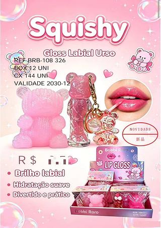 Gloss Labial Urso c/12pcs BOBBI RARA
