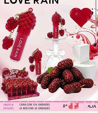 Lip gloss c/24pcs LOVE RAIN