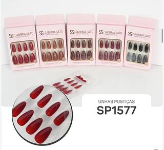Unha postica em pvc c/12pcs SABRINA SATO