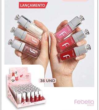 Lip gloss 3d ultra color FEBELLA C/36PCS
