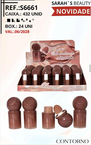 Contorno liquido c/24pcs Sarah´s Beauty