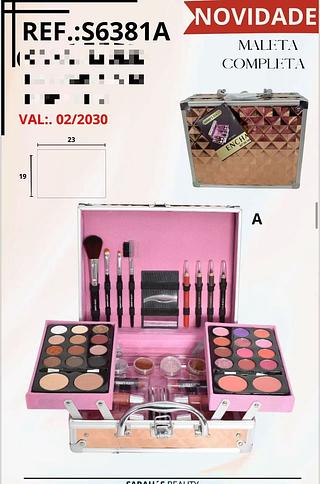 Maleta Maquiagem Completa Sarah´s Beauty