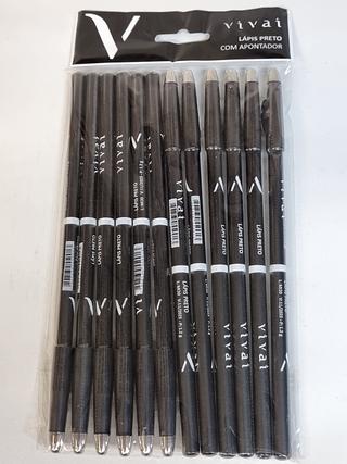 Lapis de olhos preto /12pcs VIVAI