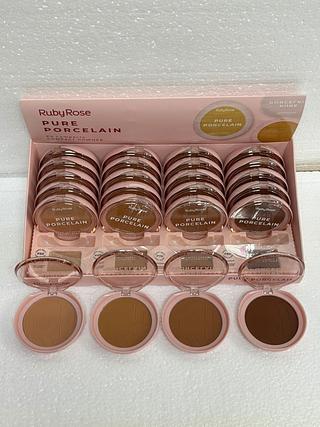 Po compacto pure porcelain c/24pcs RUBY ROSE