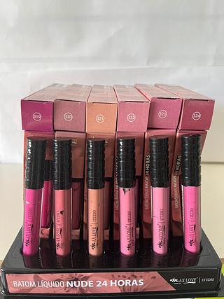 Batom Líquido Matte 24hrs cor:319-324 / 48UNID MAX LOVE